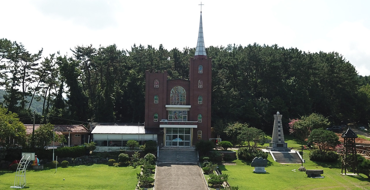 두암교회 전경.