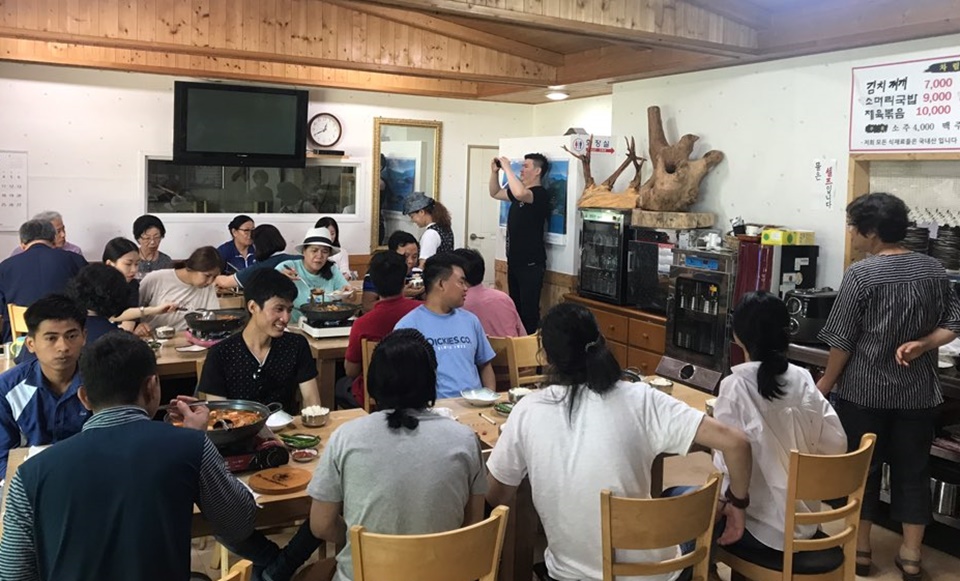 실로암교회(이명재 목사) 미얀마 이주민 선교사역.