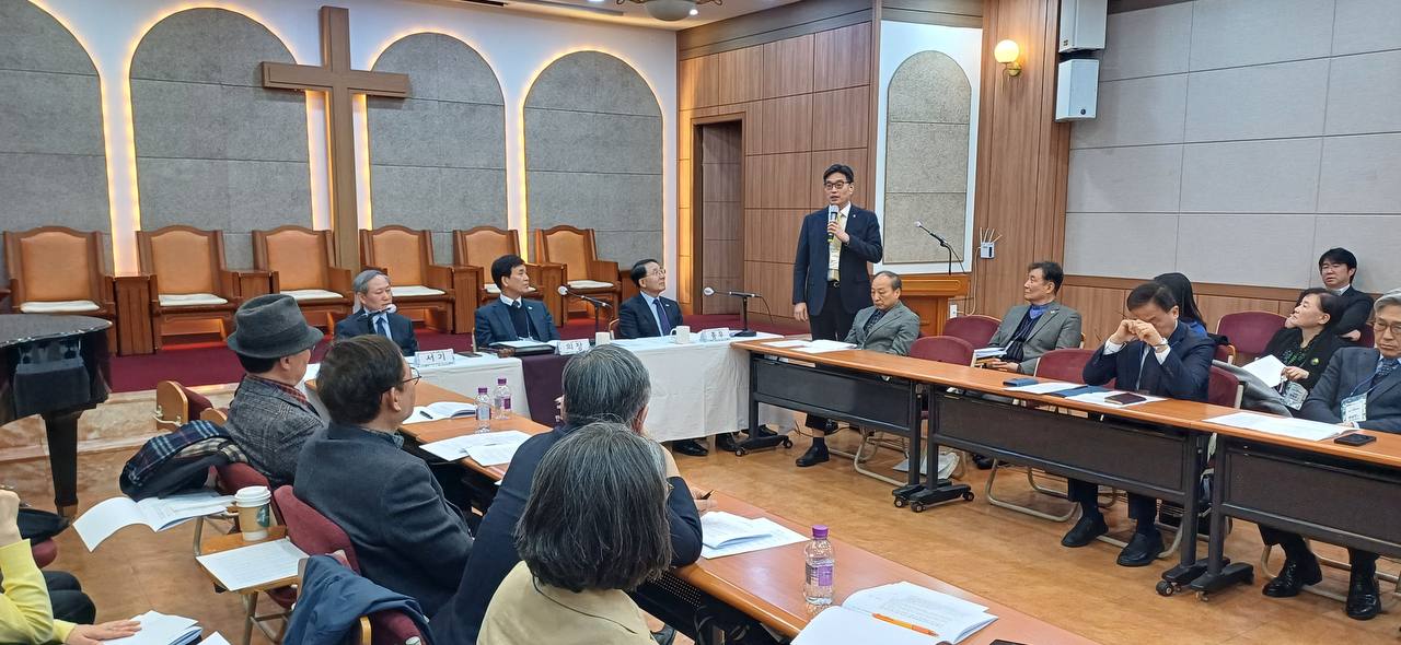 지난 3월 22일 열린 한국기독교교회협의회 72회기 제1차 임시 실행위원회.
