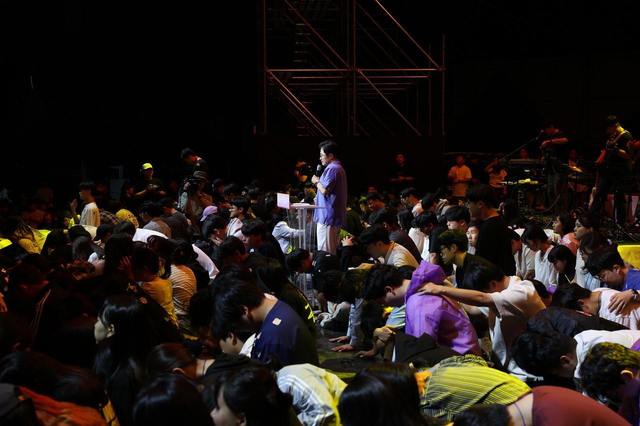 한국CCC EXPLO’74 50주년 기념대회가 지난 6월 24일 강원도 평창 휘닉스파크에서 진행 중이다. (사진=한국CCC 제공)