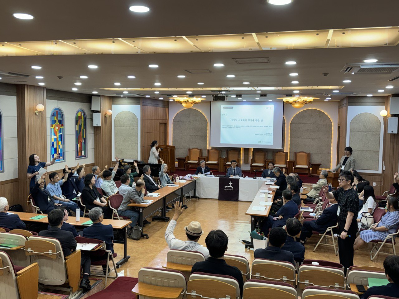 NCCK는 지난 7월 25일 서울 종로구 한국기독교회관 조에홀에서 72회기 3차 정기실행위원회를 개최했다.