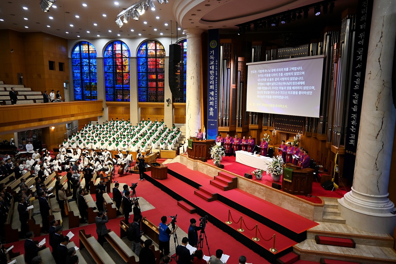 기독교대한감리회는 ‘새로운 감리교회 하나 된 감리교회’를 주제로 10월 30~31일 광림교회(김정석 목사)에서 제36회 총회를 진행했다.