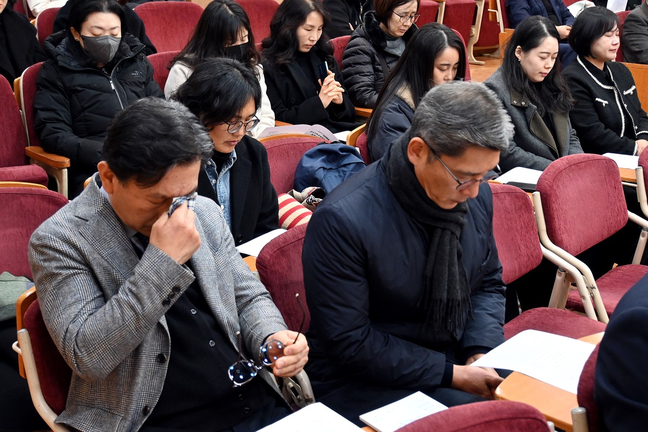 한국기독교장로회는 1월 2일 한국기독교회관 조에홀에서 ‘2025년 한국기독교장로회 총회 기관연합 여객기 희생자 추모예배’를 드렸다.