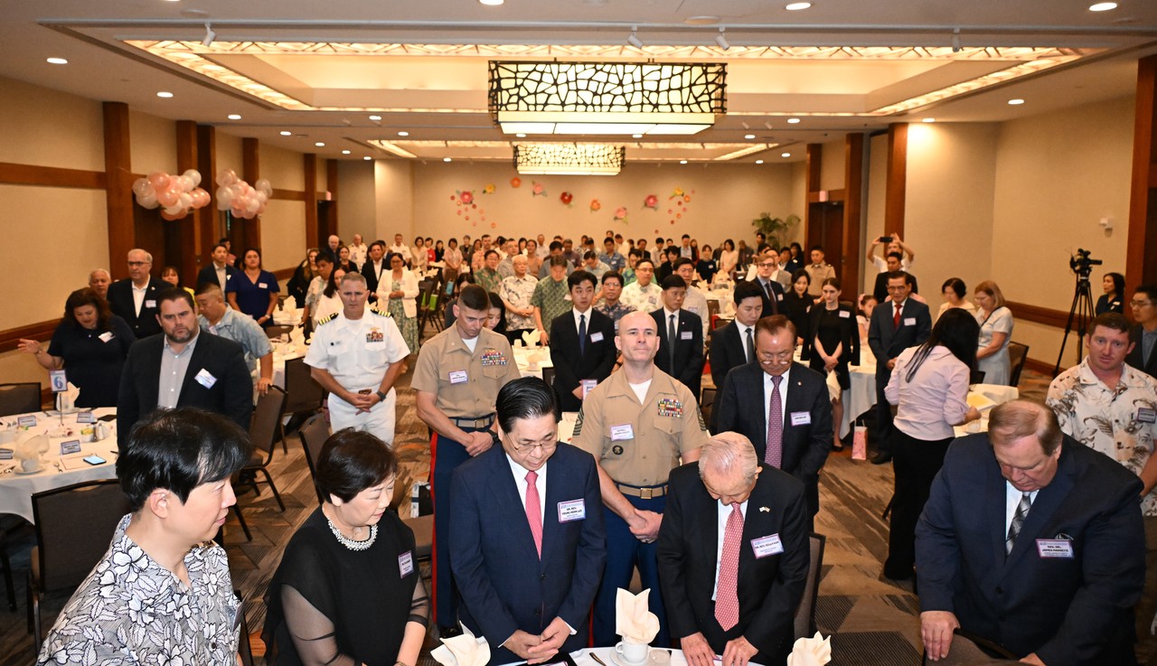 여의도순복음교회는 지난 1월 3일(현지시간) 미국 하와이 호놀룰루 힐튼하와이언빌리지에서 ‘2025 한반도 평화를 위한 한미 지도자 기도회’를 개최했다. (사진=여의도순복음교회 제공)