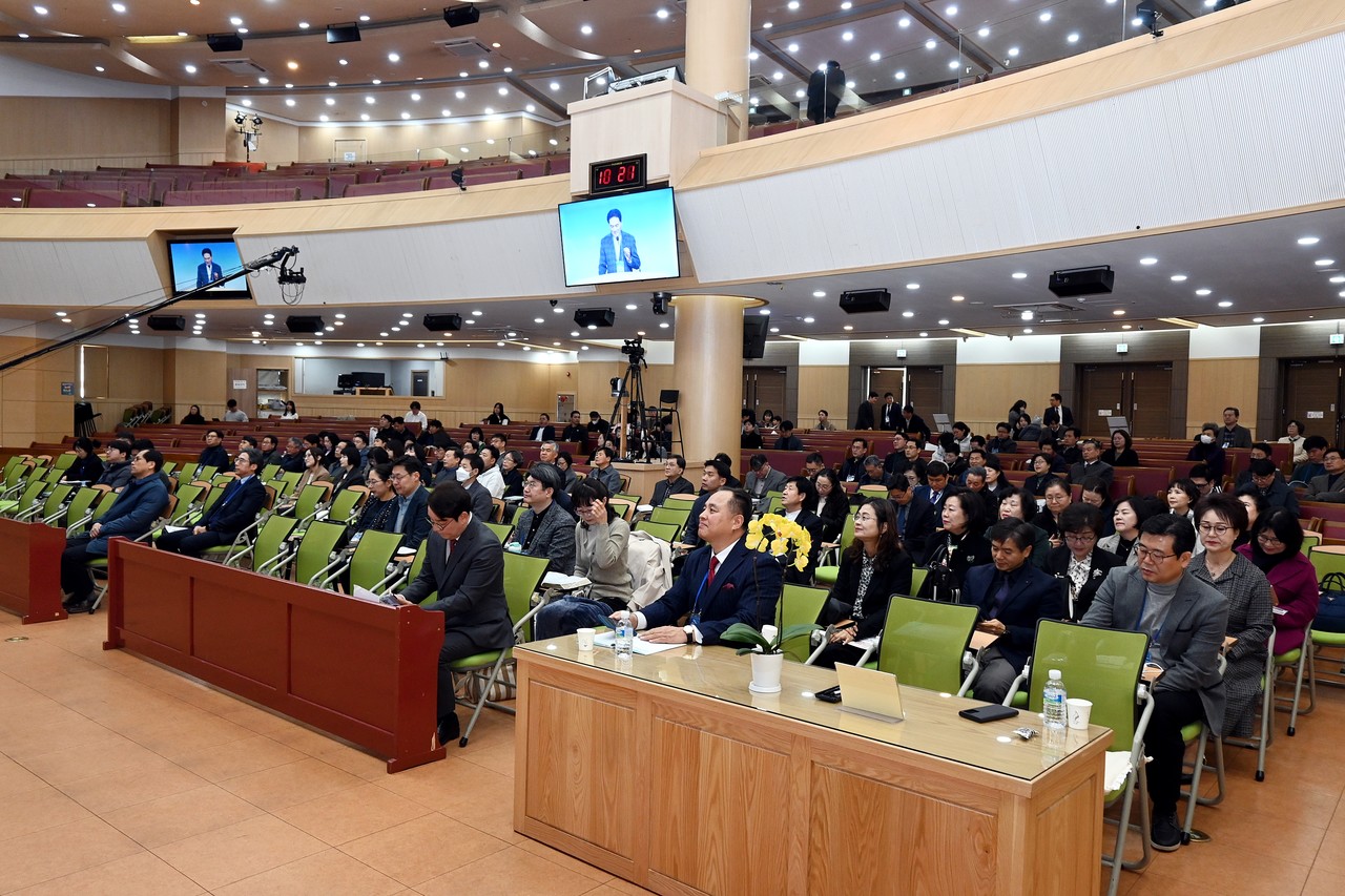 3월 20일 서산교회에서 충청지역 목회자들을 대상으로 2025 찾아가는 부흥키워드가 진행됐다.