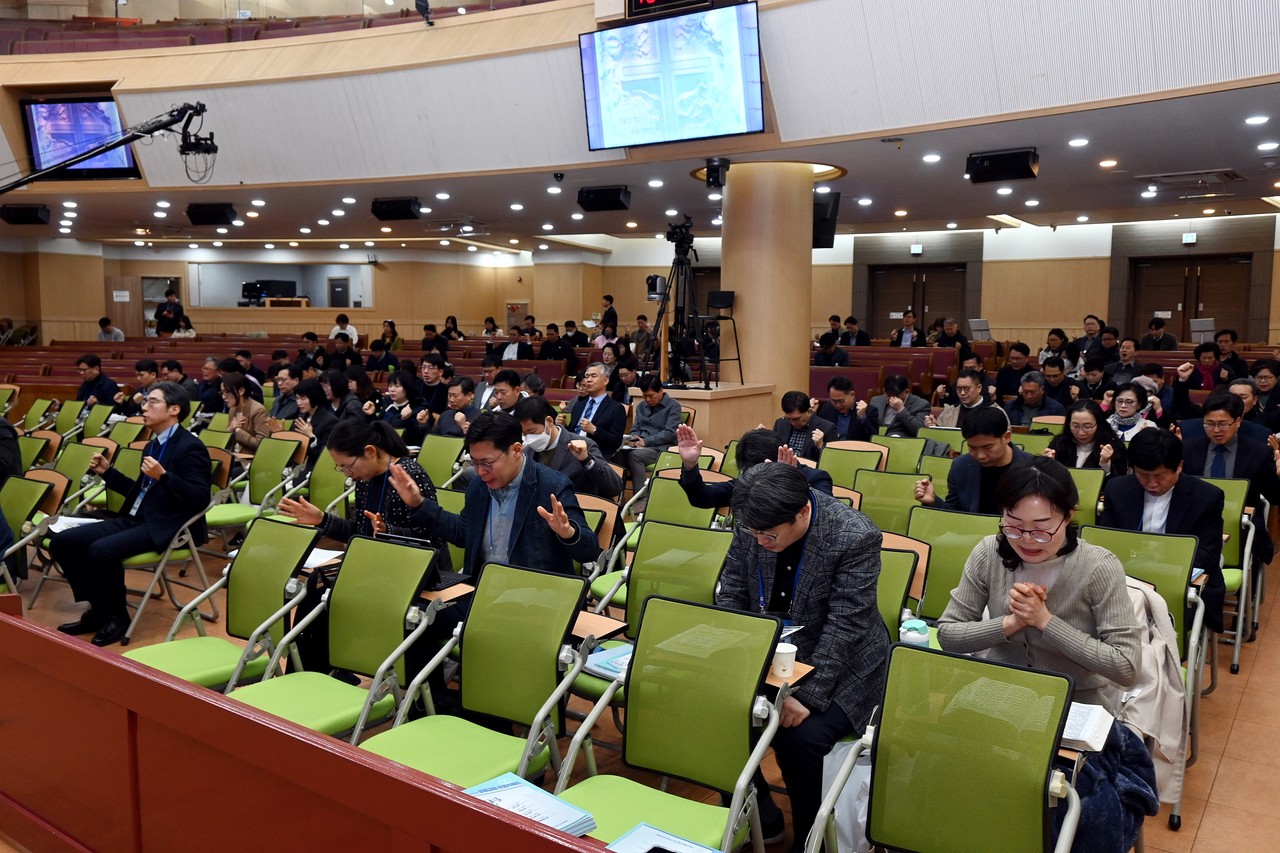 3월 20일 서산교회에서 충청지역 목회자들을 대상으로 2025 찾아가는 부흥키워드가 진행됐다.