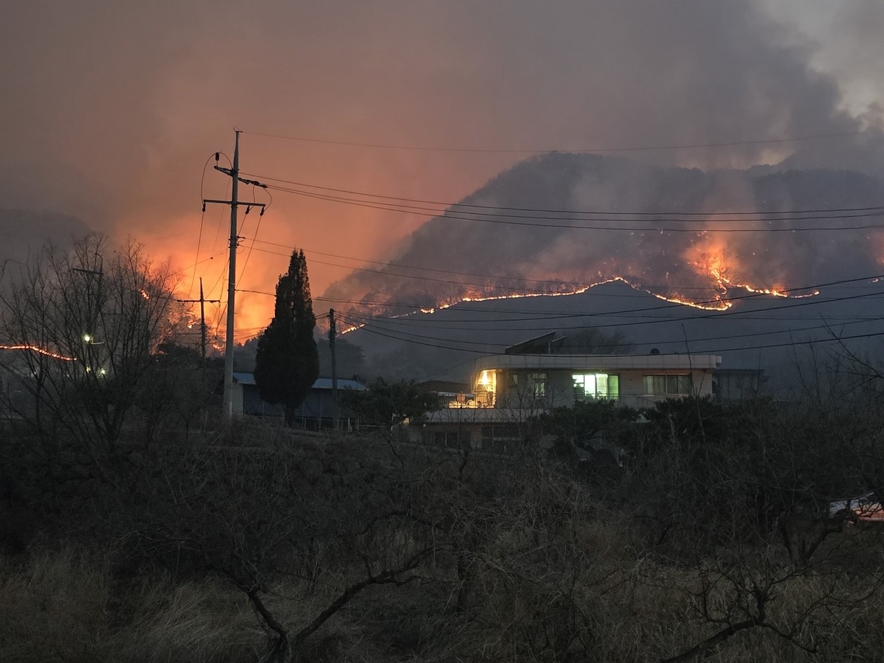 한국교회봉사단이 산불 피해지역에서 재난구호 사역을 시작했다. (사진=한국교회봉사단 제공)