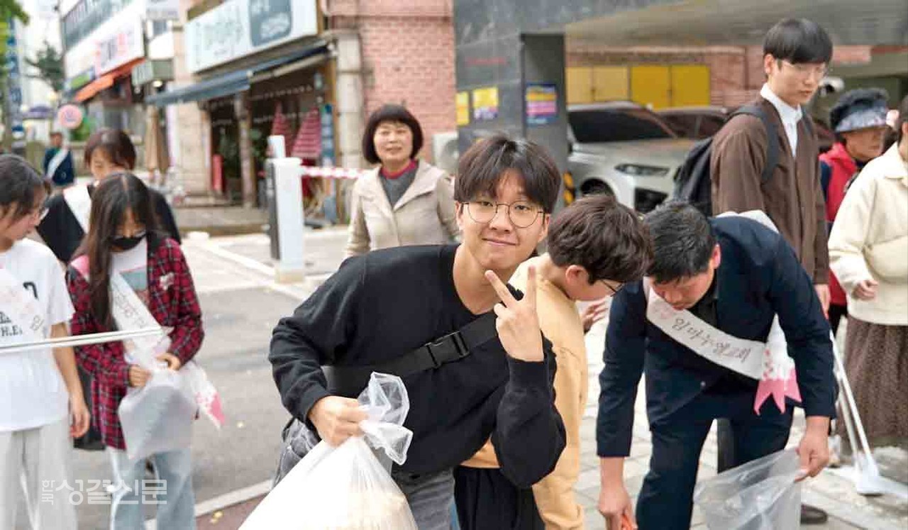 부천 임마누엘교회 거리전도