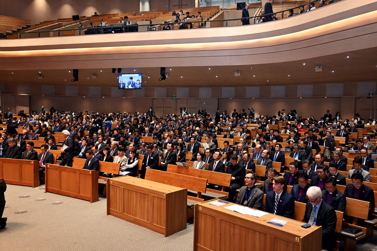 기감·예장통합·예장합동은 지난 4월 3일 새문안교회에서 한국선교 140주년 기념예배를 드렸다.