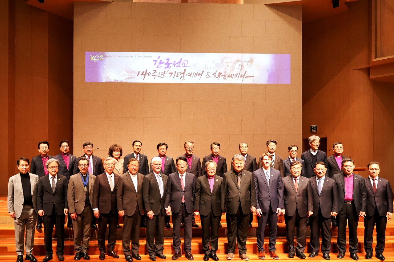 기감·예장통합·예장합동은 지난 4월 3일 새문안교회에서 한국선교 140주년 기념예배를 드렸다.