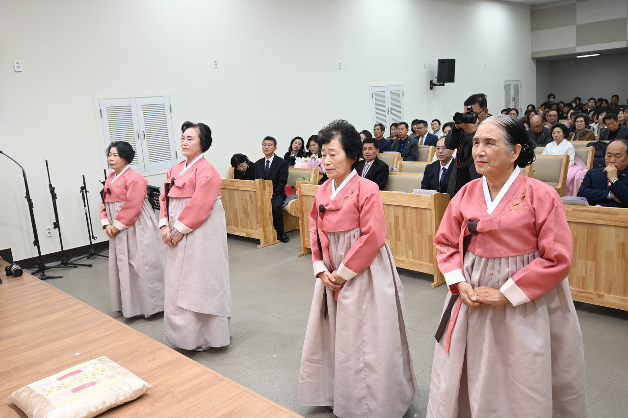 명예권사 추대식