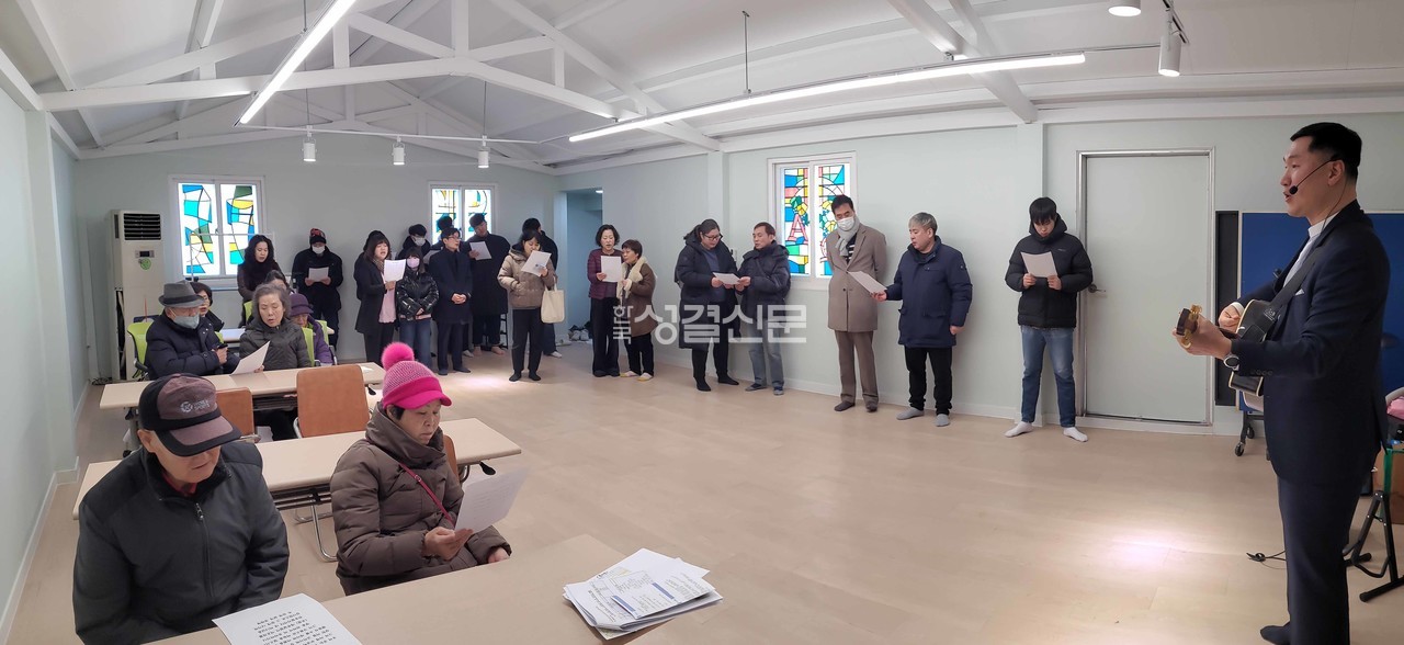 재난을 극복하고 다시 일어서고 있는 부평시민교회.