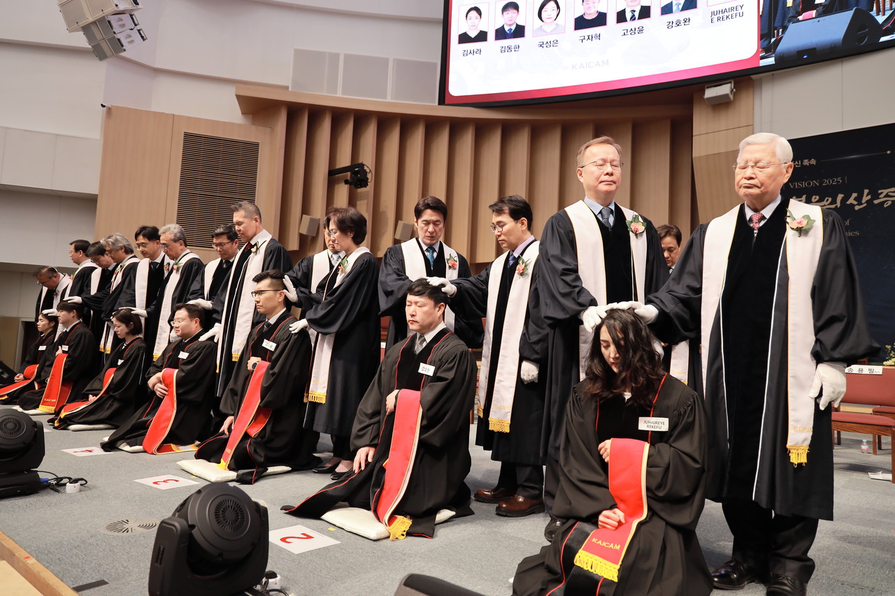 한국독립교회선교단체연합회는 지난 4월 28일 분당 할렐루야교회에서 제51회 목사안수식을 개최했다. (사진=한국독립교회선교단체연합회 제공)