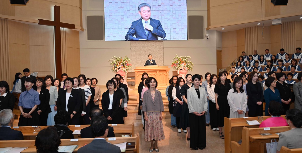 강서교회 신임 권사들