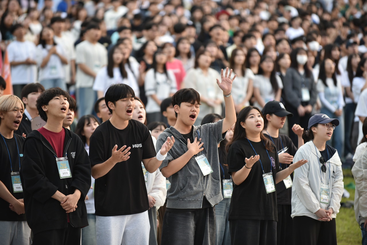 2025 CCC 여름수련회가 평창 휘닉스파크에서 6월 23일부터 27일까지 ‘Seize your Season’이라는 주제로 진행 중이다. (사진=한국대학생선교회 제공)